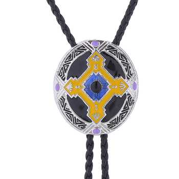 Висулка за вратовръзка Cross Border New Indian Aboriginal Totem Polo, западна каубойска вратовръзка Bolo
