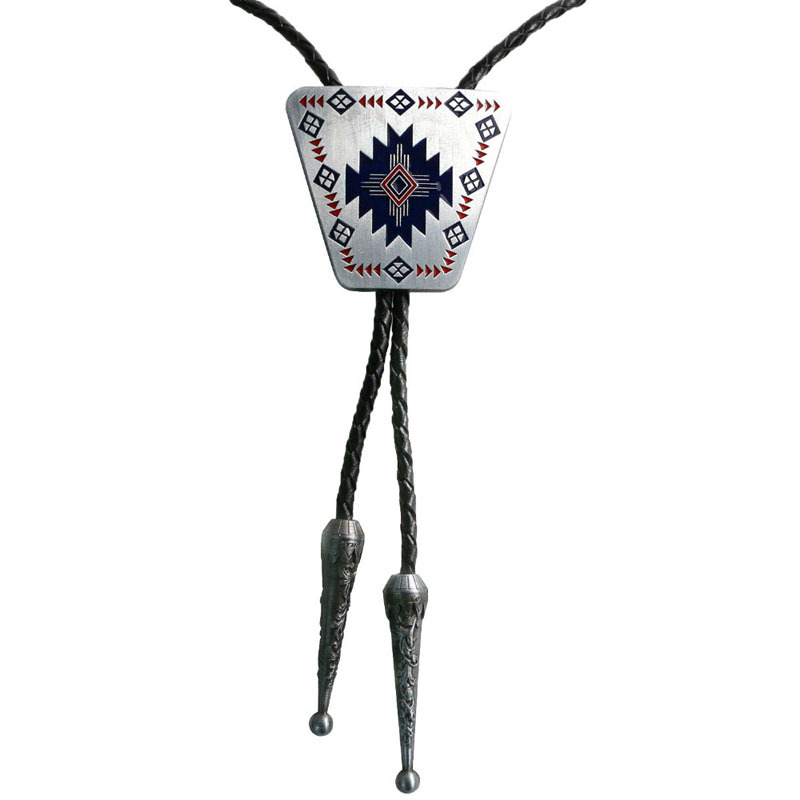Висулка за вратовръзка Cross Border New Indian Aboriginal Totem Polo, западна каубойска вратовръзка Bolo