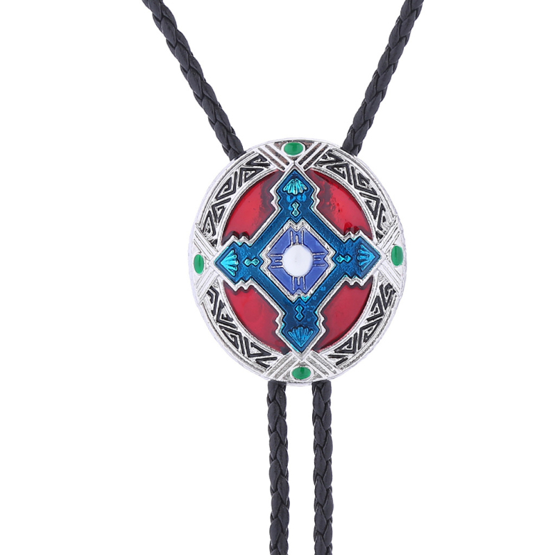 Висулка за вратовръзка Cross Border New Indian Aboriginal Totem Polo, западна каубойска вратовръзка Bolo