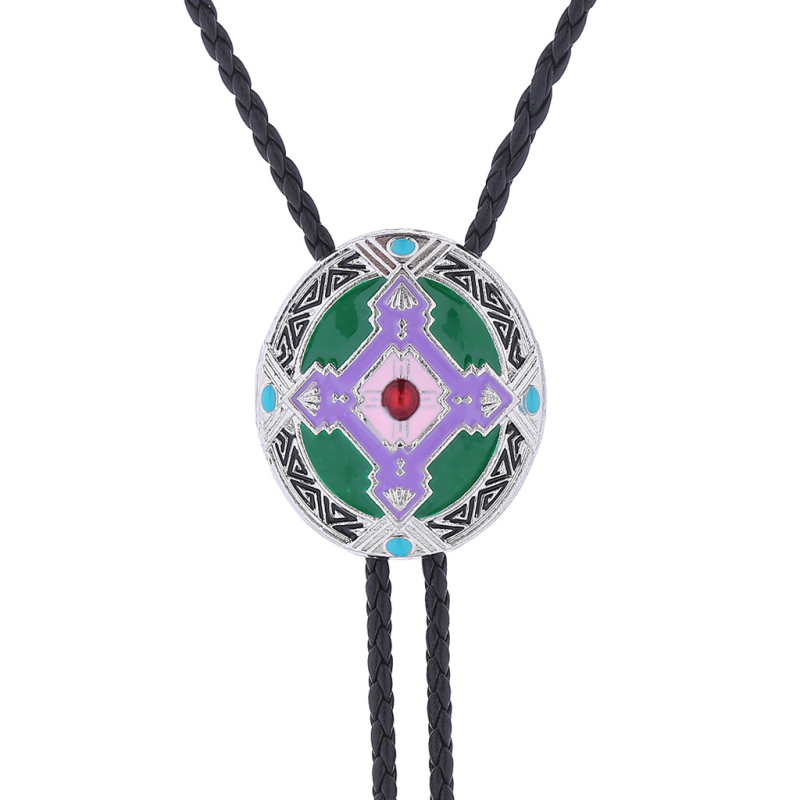 Висулка за вратовръзка Cross Border New Indian Aboriginal Totem Polo, западна каубойска вратовръзка Bolo