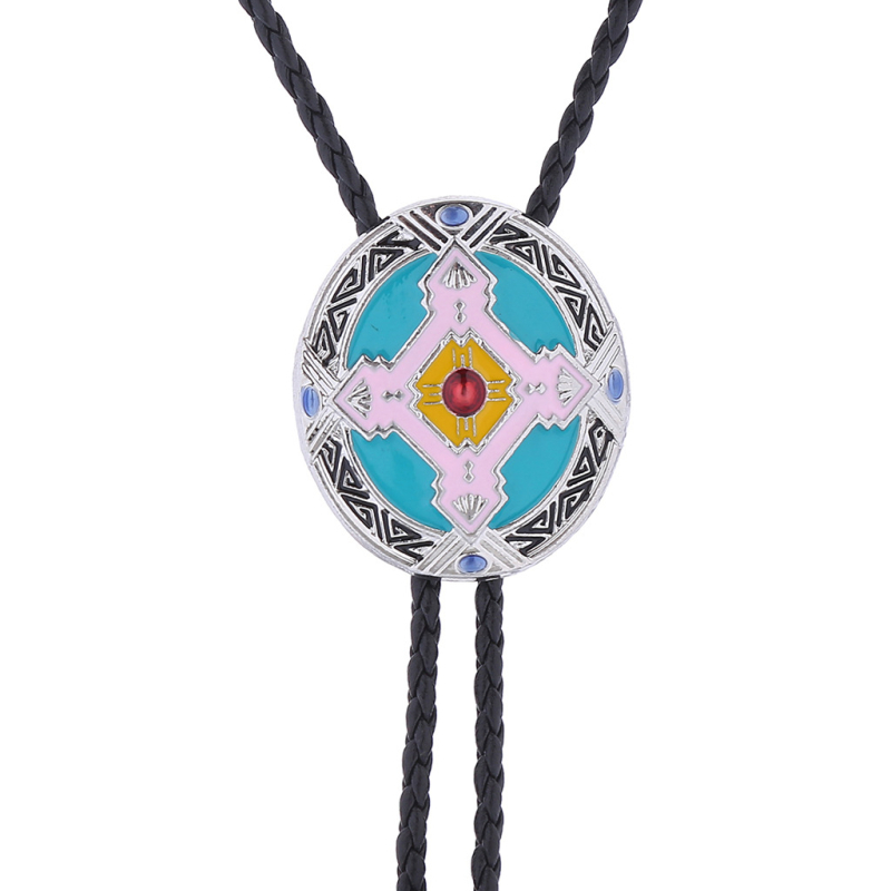 Висулка за вратовръзка Cross Border New Indian Aboriginal Totem Polo, западна каубойска вратовръзка Bolo