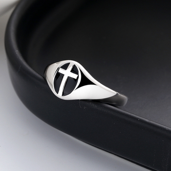 Μοντέρνο δαχτυλίδι Chao Sheng από ασήμι S925 με καρό σχέδιο, ρετρό δαχτυλίδι Diablo Didi Hip Hop Punk Eater για γυναίκες