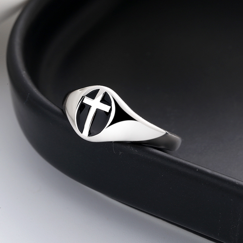 Inel Chao Sheng din argint sterlin S925, model la modă, cu model retro, model Diablo Didi, stil hip hop punk, pentru femei