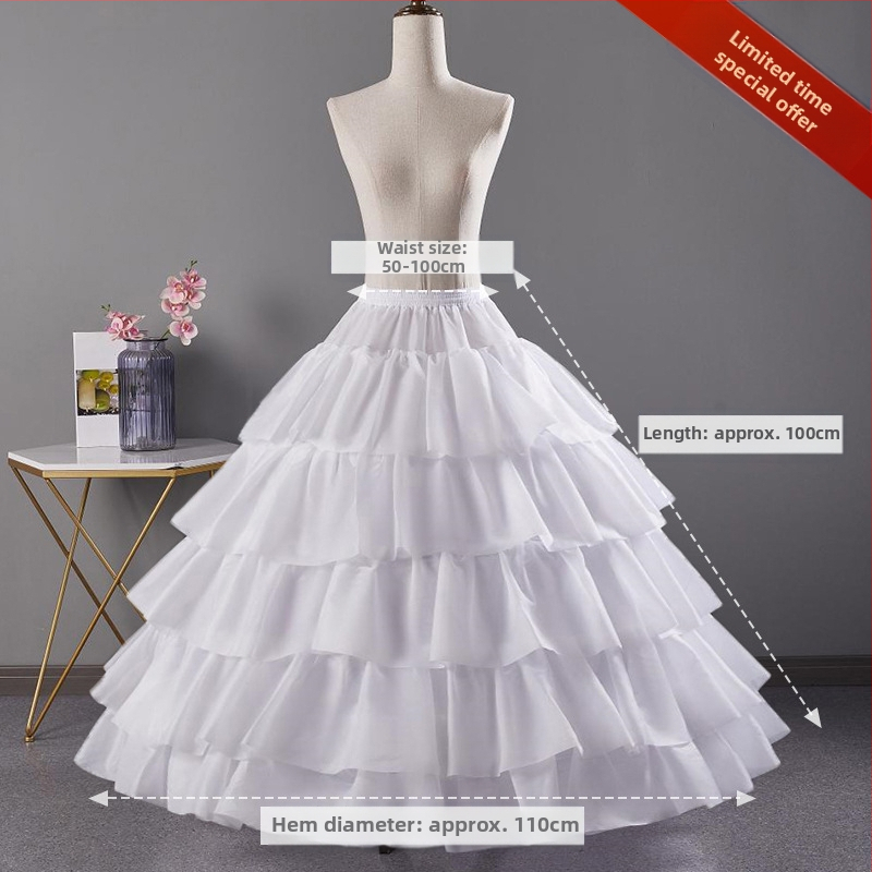 Kāzu kleitas svārki ar vardarbīgu, regulējamu zivs kaula svārku Kāzu kleitas astes svārki Lolita ziedu kāzu Karmenas svārki