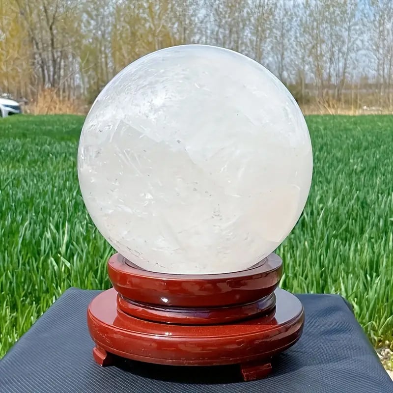 Glob de cristal natural, glob de cristal de dimensiuni mari, ornamente pentru casă, obiecte artizanale din cristal, ornamente de intrare, en-gros de cristal Donghai
