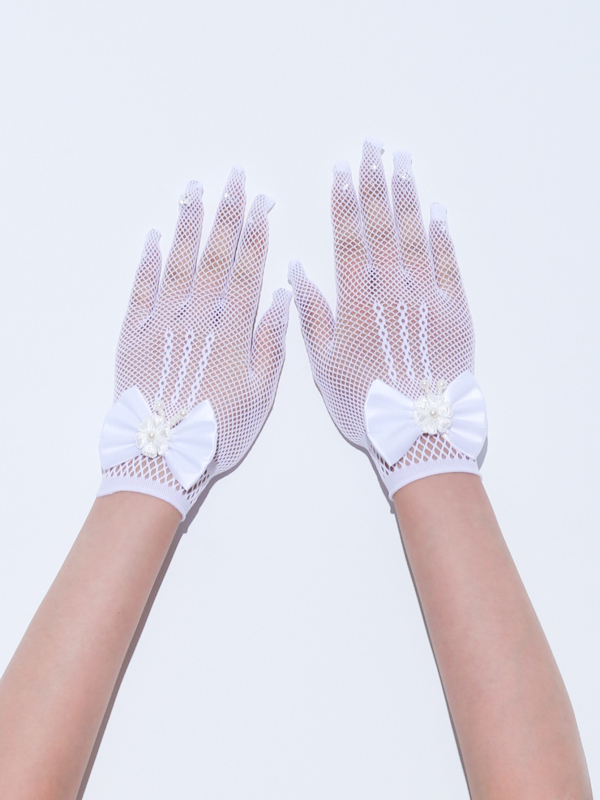 Naujos nuotakos vestuvinės pirštinės vintažinės nėriniuotos trumpo kaspino perlų vestuvinės suknelės kelioninės pirštinės su licencija