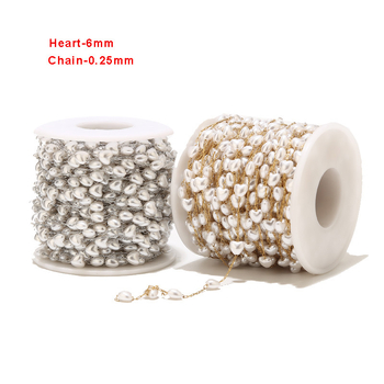 Roostevabast terasest pärlkett, kuldne armastuskaelakee, pärlkett, naiste rangluukett