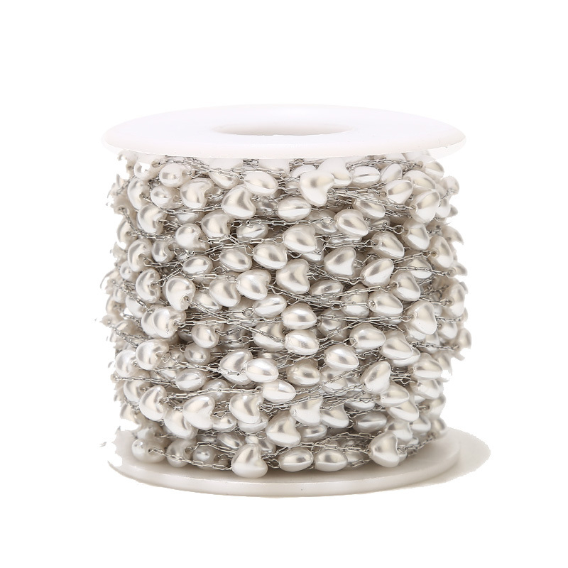 Roostevabast terasest pärlkett, kuldne armastuskaelakee, pärlkett, naiste rangluukett