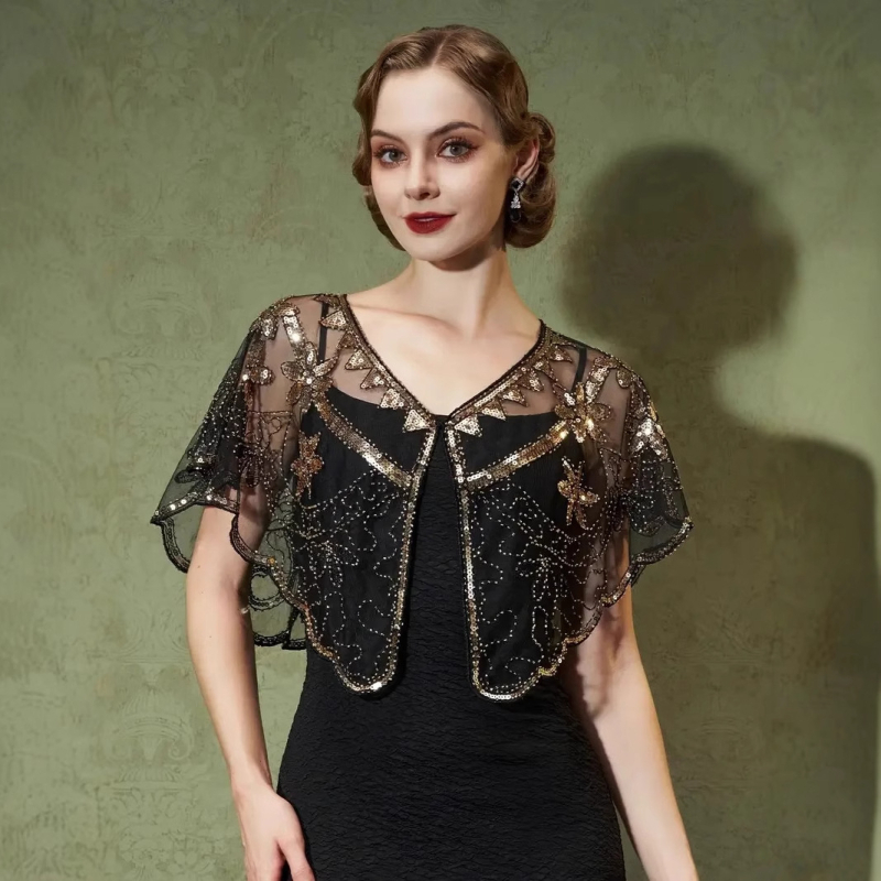 Generácia večerných šiat New Leaf s flitrami, európskych a amerických večerných šiat, šatiek na večeru, Amazon