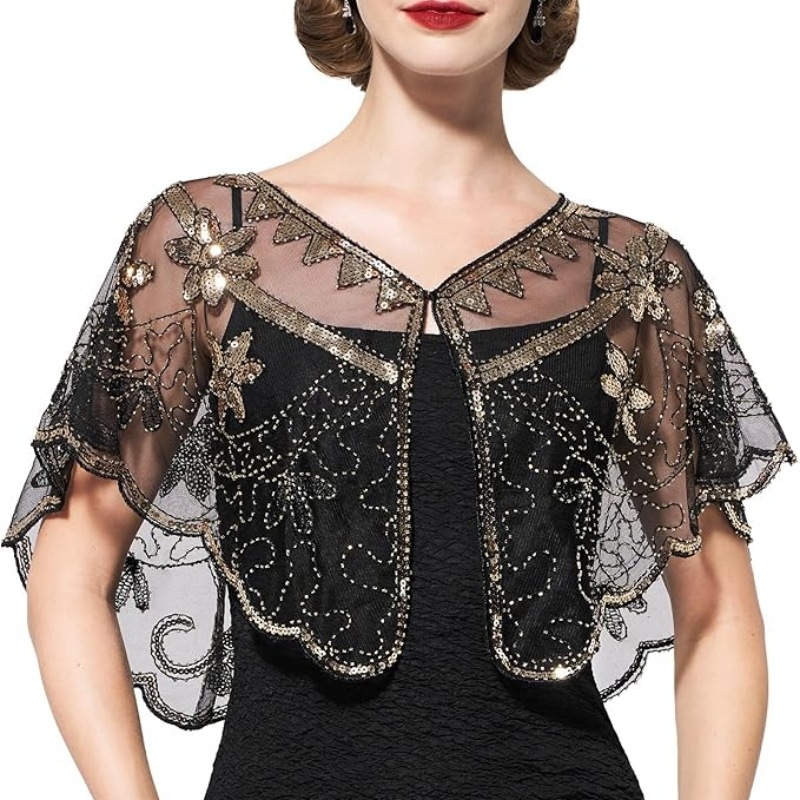 Generácia večerných šiat New Leaf s flitrami, európskych a amerických večerných šiat, šatiek na večeru, Amazon