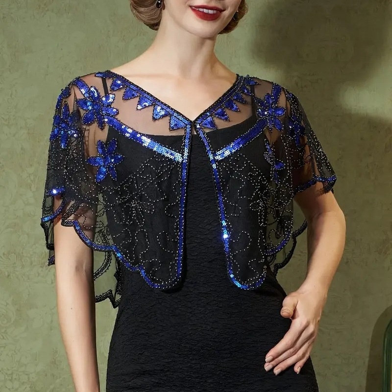 Generácia večerných šiat New Leaf s flitrami, európskych a amerických večerných šiat, šatiek na večeru, Amazon