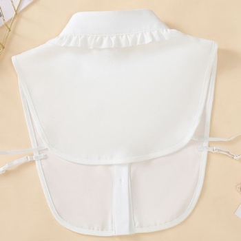 Διακοσμητικό κολάρο με ακμή αυτιού Lotus Leaf, ψεύτικο κολάρο για κούκλες