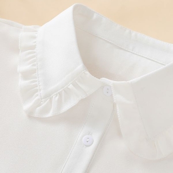 Διακοσμητικό κολάρο με ακμή αυτιού Lotus Leaf, ψεύτικο κολάρο για κούκλες