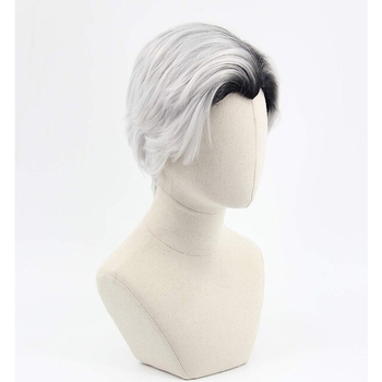 Филмът "Наследници 2" Карлос Карлос Косплей Градиентна перука Мъжка къса коса Amazon Export перука