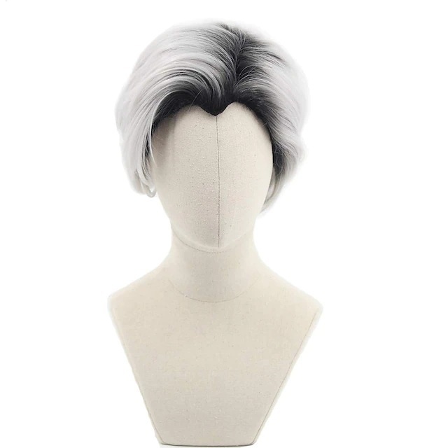 Филмът "Наследници 2" Карлос Карлос Косплей Градиентна перука Мъжка къса коса Amazon Export перука