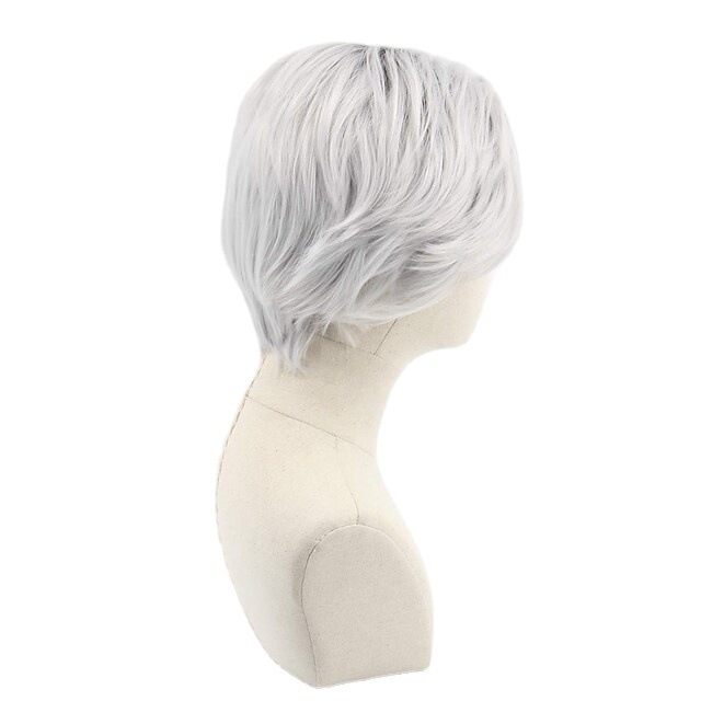 Филмът "Наследници 2" Карлос Карлос Косплей Градиентна перука Мъжка къса коса Amazon Export перука