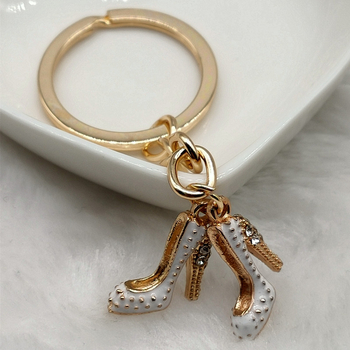 Ευρωπαϊκή και αμερικανική νέα τάση μόδας Κόκκινα και μπλε ψηλοτάκουνα μπρελόκ τσάντα αξεσουάρ κλειδιών στολίδια