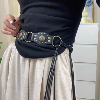 Naujas moteriškas vintažinis metalinės sagties odinis diržas su lopais, vakarietiško stiliaus, džinsinis, madingas, parduodamas, madingas diržas su juosmens linija, odinis