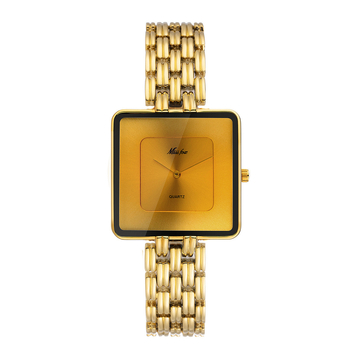 MISSFOX Watch Middle East Explosions Fashion Simple Golden Black Square Quartz Ladies Couple Watch Manufacturers
