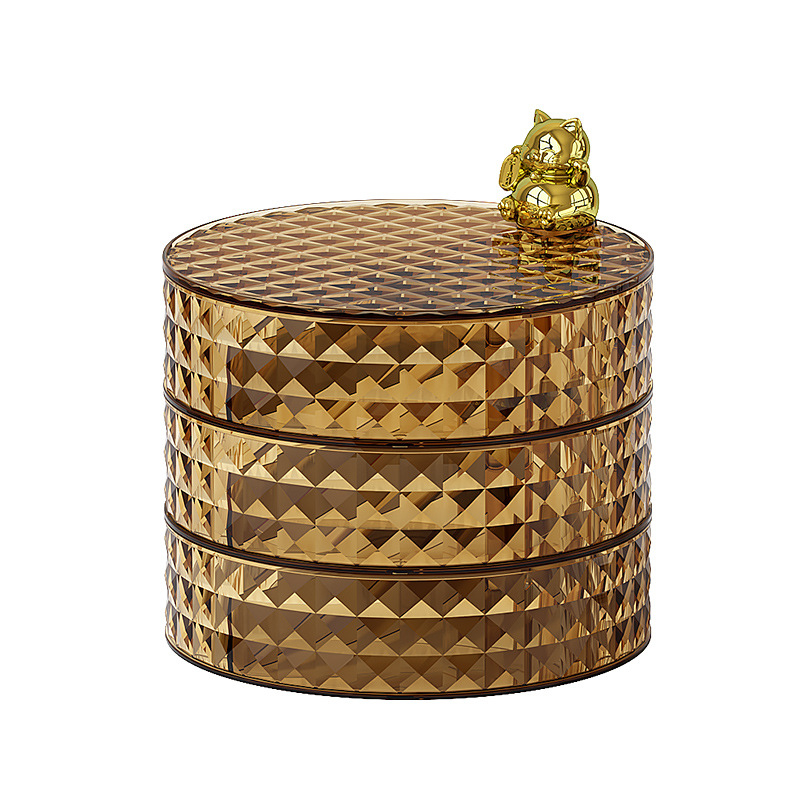 Домакинска холна масичка за бонбони кутия за бонбони лека луксозна висококачествена тава за бонбони за закуски съхранение на ядки кутия за сушени плодове