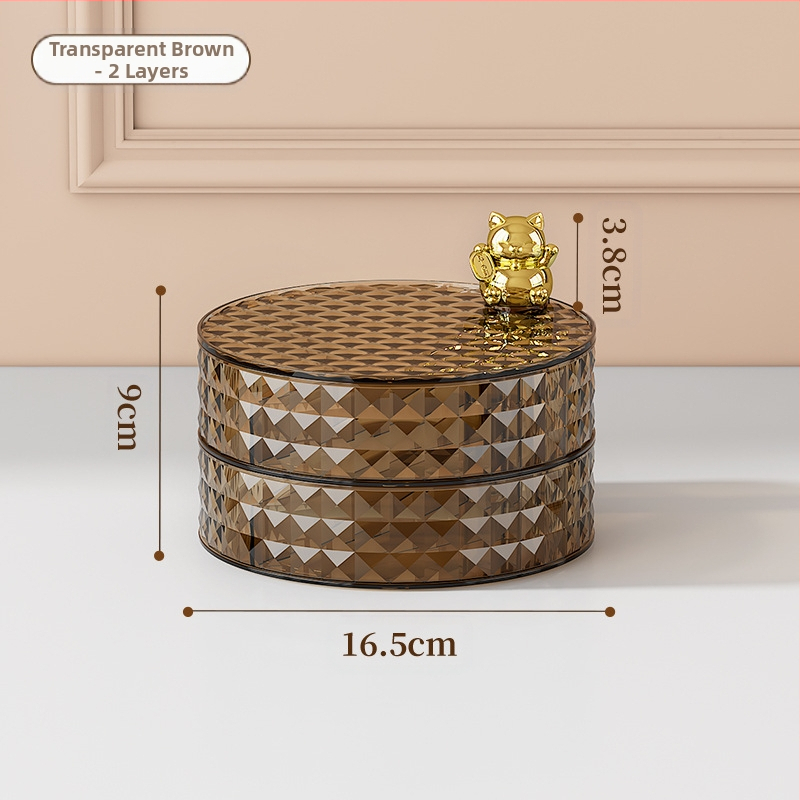 Домакинска холна масичка за бонбони кутия за бонбони лека луксозна висококачествена тава за бонбони за закуски съхранение на ядки кутия за сушени плодове