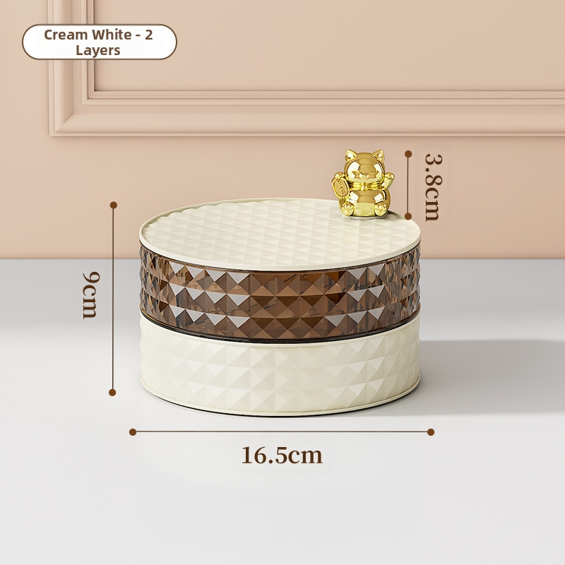 Домакинска холна масичка за бонбони кутия за бонбони лека луксозна висококачествена тава за бонбони за закуски съхранение на ядки кутия за сушени плодове