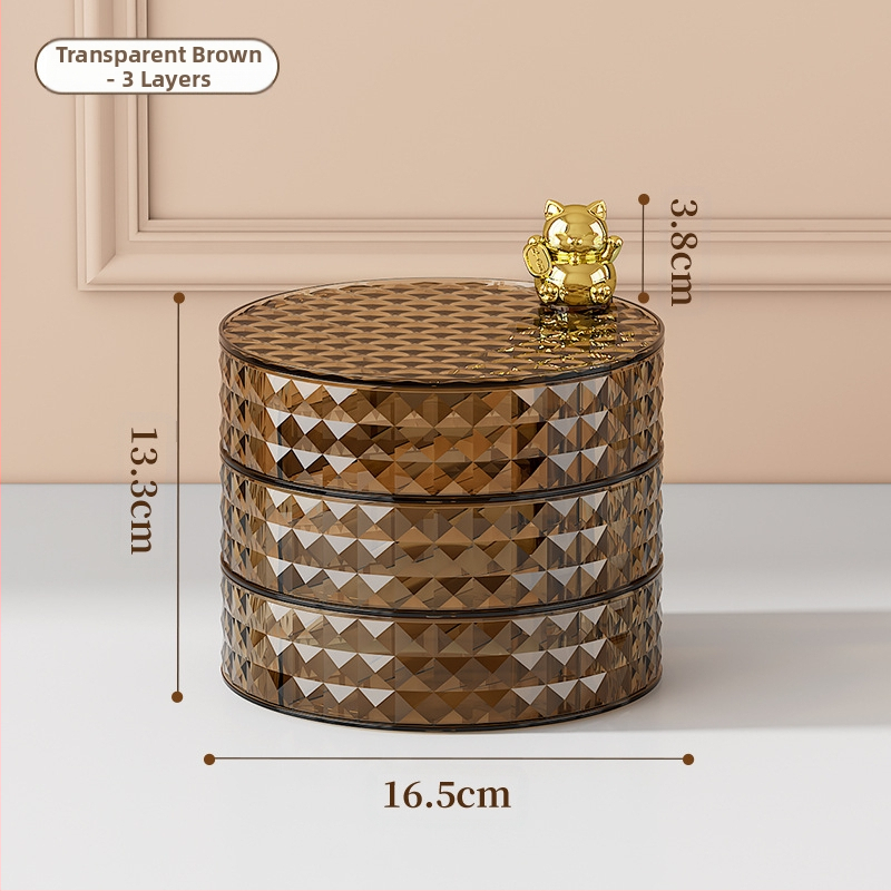 Домакинска холна масичка за бонбони кутия за бонбони лека луксозна висококачествена тава за бонбони за закуски съхранение на ядки кутия за сушени плодове