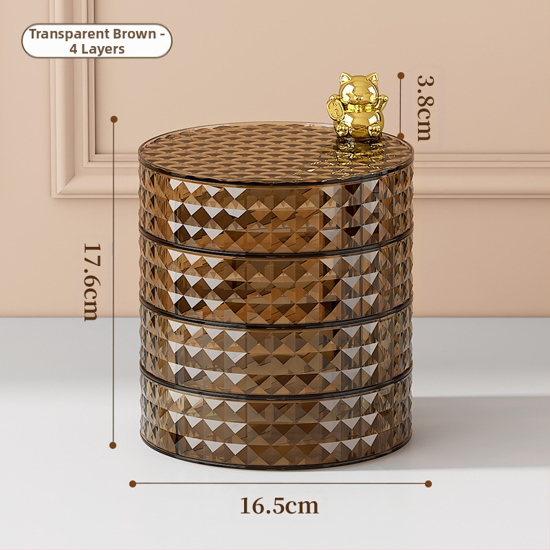 Домакинска холна масичка за бонбони кутия за бонбони лека луксозна висококачествена тава за бонбони за закуски съхранение на ядки кутия за сушени плодове