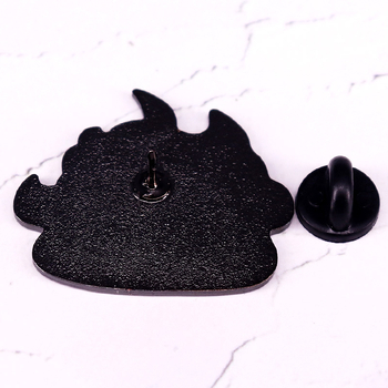 Tegul dega piktos katės ženklelis kawaii padegimo katės emalio segtukas