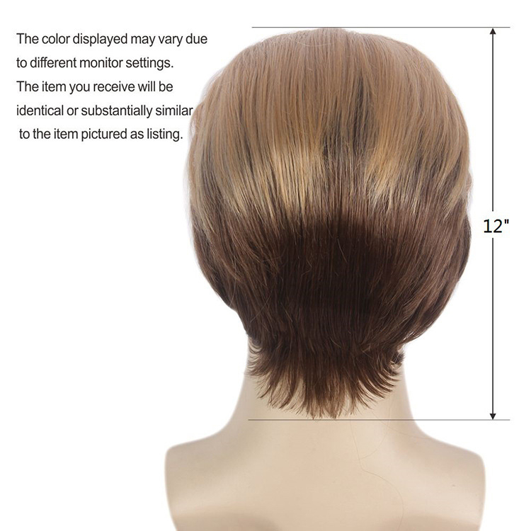 Guangzhou tehase otsemüük Amazoni pühadeparukas meeste simuleeritud õmblusteta õhuke Kani Kareni kuldne parukakomplekt