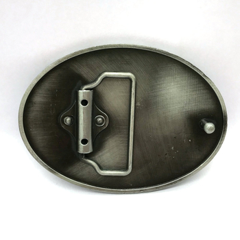 [Yin Su] Western Denim универсален овална буква рицарски колан с катарама през граница доставка от едно парче