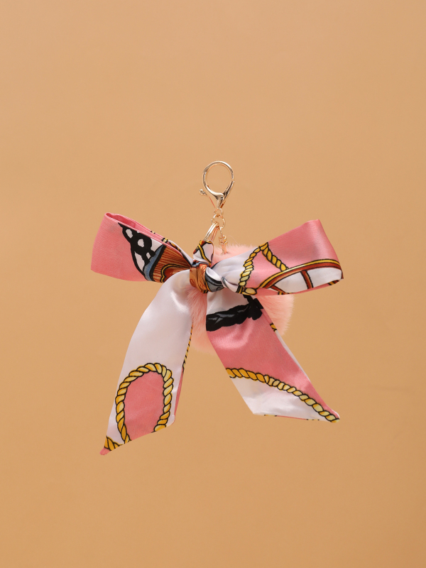 Kūrybingas mielas kailio kamuoliuko šilko šalikas, mini krepšys, pakabinamas automobilio krepšys, raktų pakabukas, vyriški ir moteriški juosmens raktų pakabukai, papuošalai