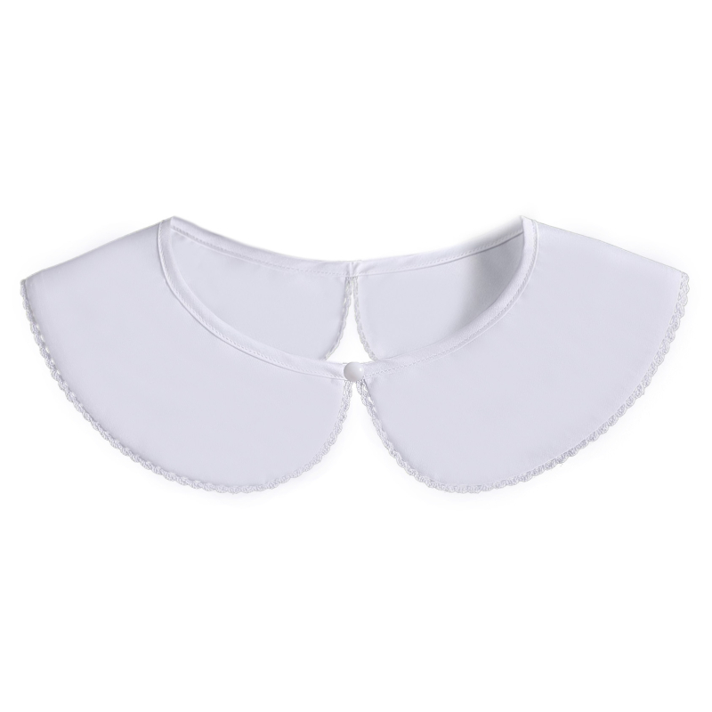 Guler fals din dantelă de înaltă calitate pentru femei, guler fals versatil, toamna și iarna, modă nouă, bumbac pur, guler fals cu un singur guler, producător transfrontalier, en-gros