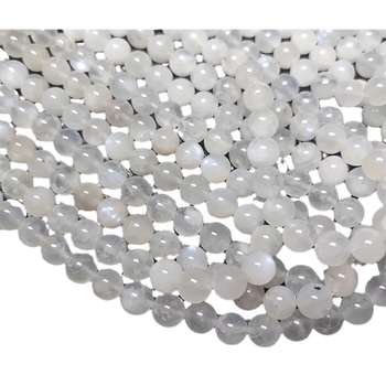 Φυσικές χάντρες από μπλε φεγγαρόπετρα της Σρι Λάνκα με χάντρες, ημιτελή προϊόντα, χονδρική, αξεσουάρ κοσμημάτων βραχιολιών diy