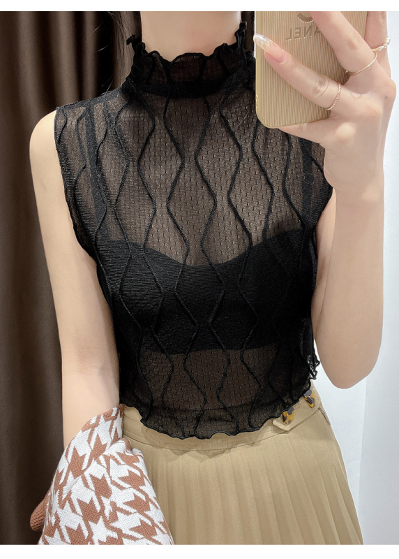 Παιδικό ψεύτικο κολάρο με ματιών, all-match Universal κολάρο, δαντέλα, φθινοπωρινό και χειμερινό κολάρο πουλόβερ, πολύ χαμηλό εσωτερικό γιλέκο με τεχνητή βάση