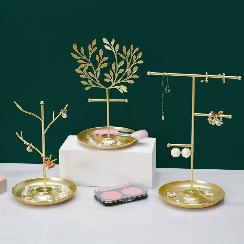 Kerge luksuslik ehteriiul Skandinaavia sisekujundusriiul Võtmehoidja majapidamiseks Multifunktsionaalne kaelakee-sõrmuste hoiustamine Kuummüügi kaunistused