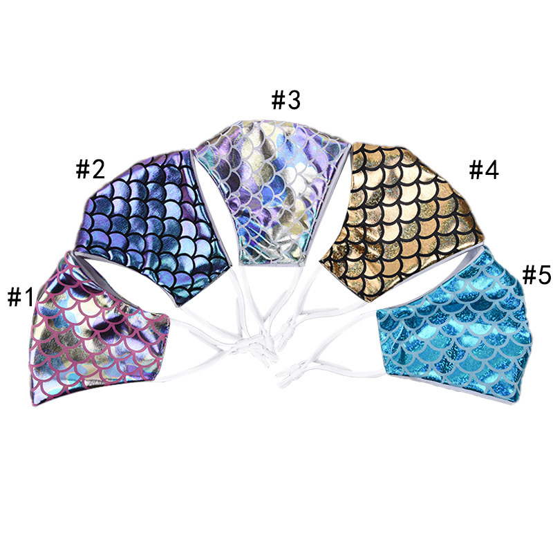 Европа и Съединените щати нова външна търговия лазерно отразяваща маска за личност AliExpress Yama светкавична лъскава маска с по-ниска рибена люспа за жени