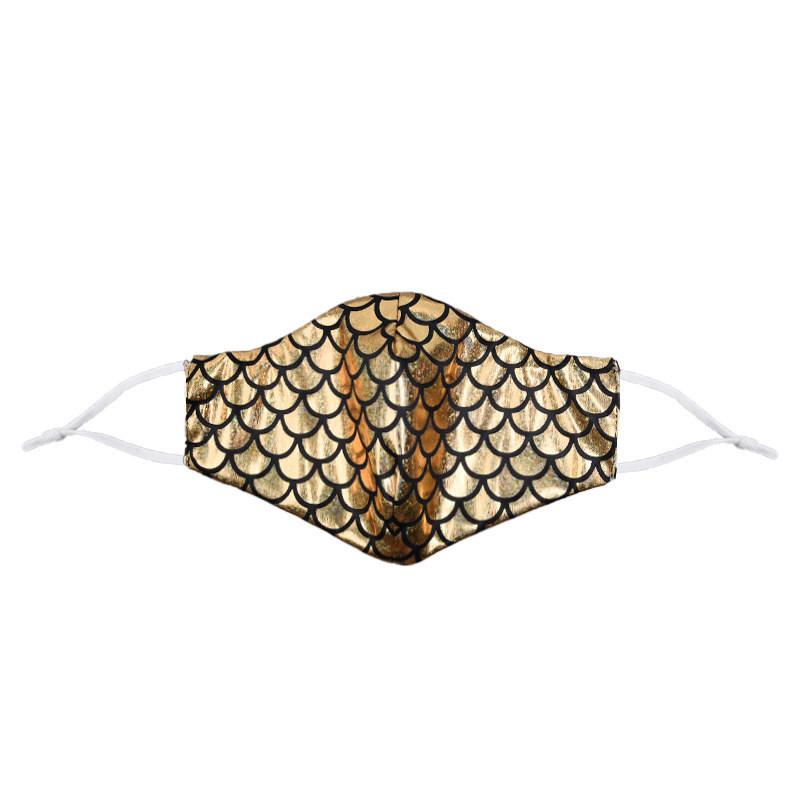 Европа и Съединените щати нова външна търговия лазерно отразяваща маска за личност AliExpress Yama светкавична лъскава маска с по-ниска рибена люспа за жени