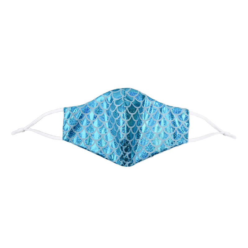 Европа и Съединените щати нова външна търговия лазерно отразяваща маска за личност AliExpress Yama светкавична лъскава маска с по-ниска рибена люспа за жени