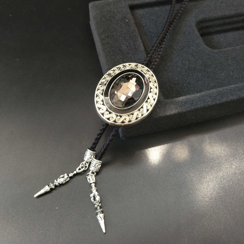 3D rubino deimanto laikiklis, kaklaraištis, vyriški vonios marškiniai, drabužių aksesuarai, PU odos apykaklė, virvė, raudona, balta, žalia