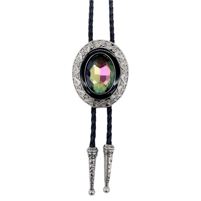 3D rubino deimanto laikiklis, kaklaraištis, vyriški vonios marškiniai, drabužių aksesuarai, PU odos apykaklė, virvė, raudona, balta, žalia