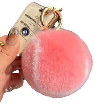 Μπρελόκ τένις με τρίχες κουνελιού Real Rex, χαριτωμένο μικρό βελούδινο τένις, γυναικεία τσάντα, κοσμήματα τένις