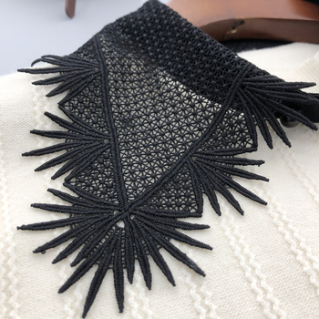 Κολάρο κεντήματος υψηλής ποιότητας από δαντέλα με πλέγμα ζούγκλας, υδατοδιαλυτό ψεύτικο κολάρο, casual fashion, ευέλικτα αξεσουάρ, ψεύτικο κολάρο για γυναίκες