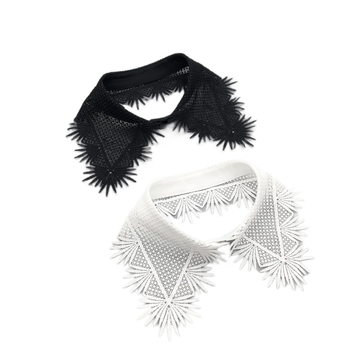 Κολάρο κεντήματος υψηλής ποιότητας από δαντέλα με πλέγμα ζούγκλας, υδατοδιαλυτό ψεύτικο κολάρο, casual fashion, ευέλικτα αξεσουάρ, ψεύτικο κολάρο για γυναίκες