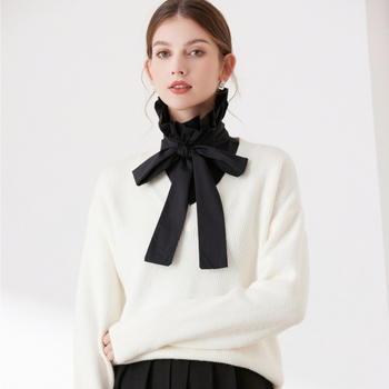 Διασυνοριακό κολάρο με βολάν Ευρωπαϊκό λογοτεχνικό δικαστήριο Κολάρο με βολάν ψεύτικο κολάρο δράμα ρόλος παράσταση στηρίγματα αξεσουάρ