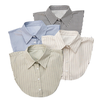 Μόδα Ριγέ Τάση Κόκκινο Μπλε Πράσινο Μωβ Σειρά Νεανική Ζωντανότητα Άνεμος πουλόβερ που ταιριάζει με πουκάμισο ψεύτικο κολάρο