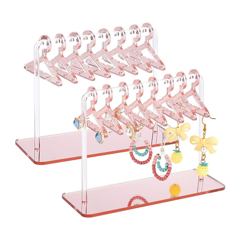 Suport de cercei personalizat cu acrilic, cu ramă pentru costume, suport de afișare pentru cercei