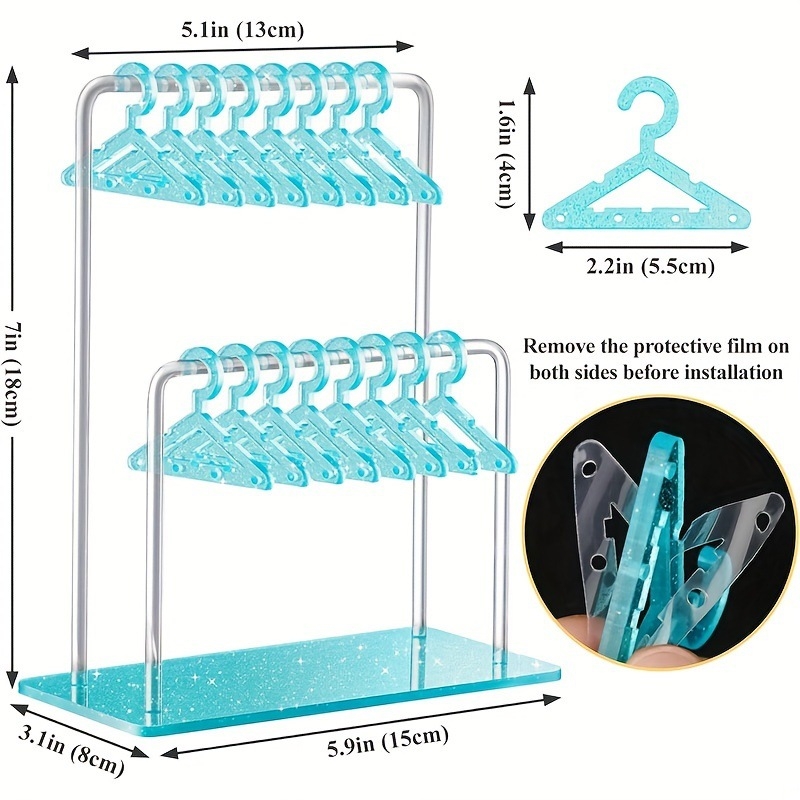 Suport de cercei personalizat cu acrilic, cu ramă pentru costume, suport de afișare pentru cercei