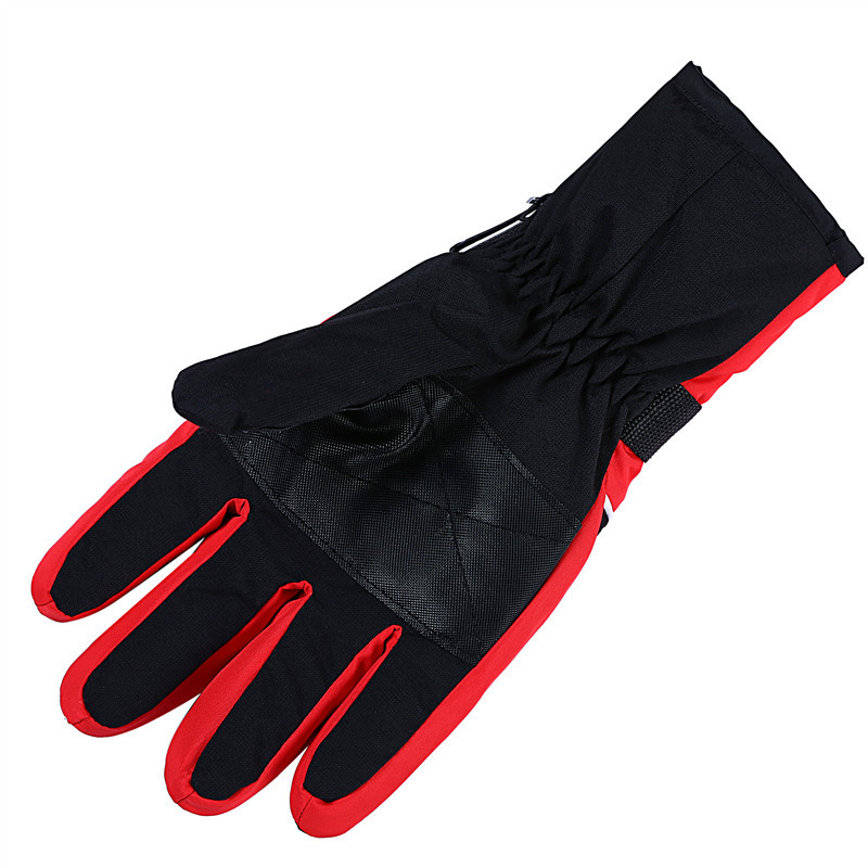 Žieminės slidinėjimo pirštinės, skirtos lauko sąlygoms, vyrams ir moterims, vandeniui atsparios, neslystančios, šiltos pirštinės, su vilnos pamušalu, sustorintos korėjietiško stiliaus slidinėjimo pirštinės