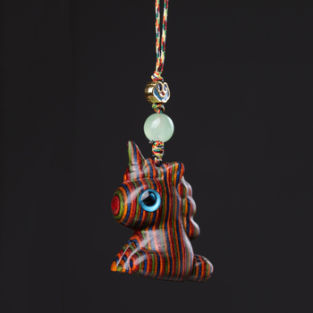 Ξύλινο γούρι Tangma με το ζώδιο του ελαφιού, μπρελόκ τηλεφώνου, τουριστικά αξιοθέατα